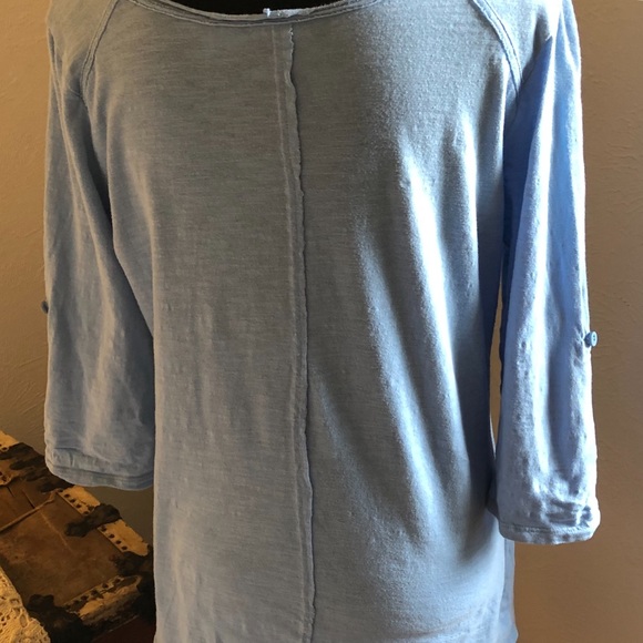 CATO baby blue tee shirt! Sz M - Picture 2 of 7